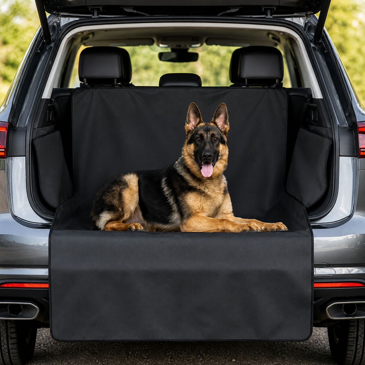 Heavy-Duty Dog Car Seat Cover & Rear Seat Mat