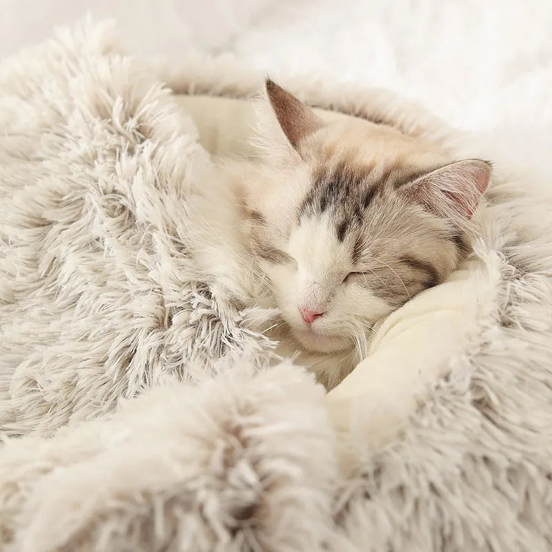 Universal Semi-Closed Warm Cat Bed Nest