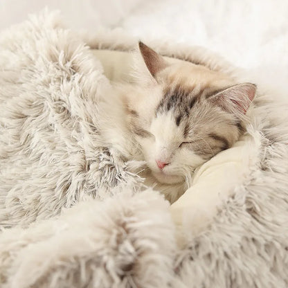 Universal Semi-Closed Warm Cat Bed Nest