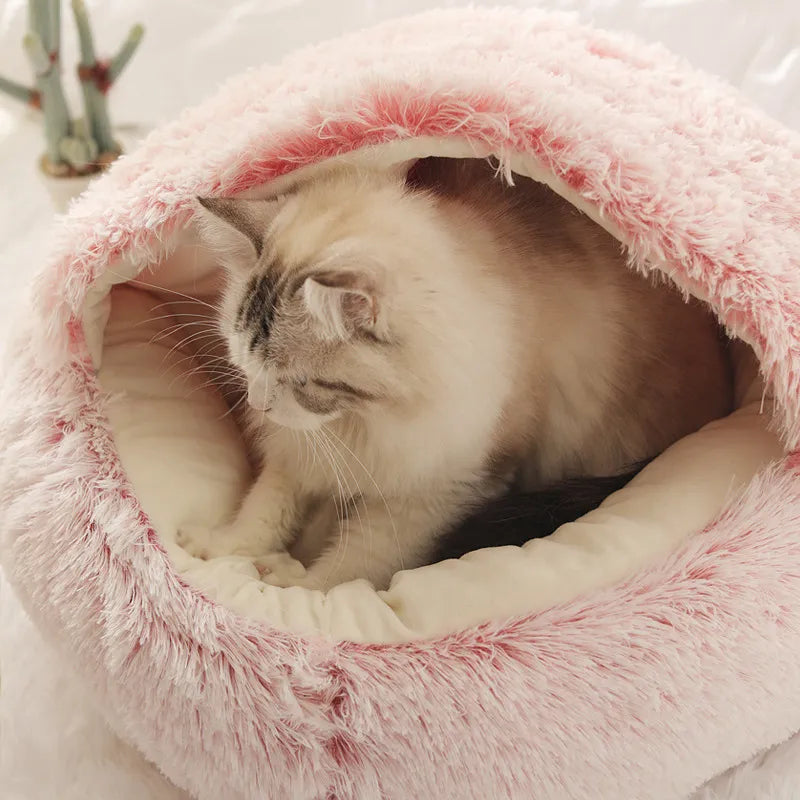 Universal Semi-Closed Warm Cat Bed Nest