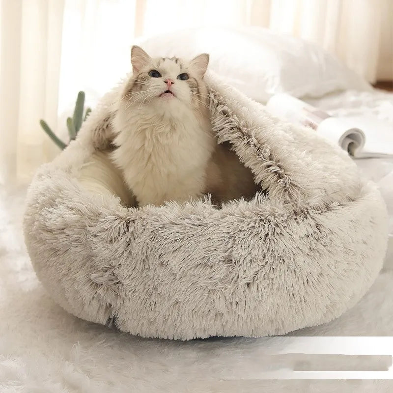 Universal Semi-Closed Warm Cat Bed Nest