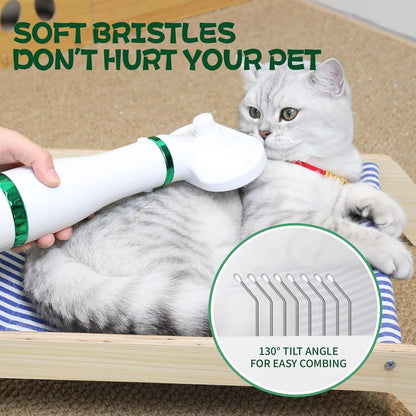 Pet Hair Dryer & Hot Air Blower Drying Comb Brush