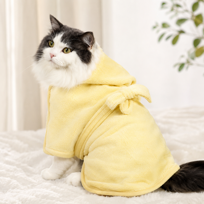 Quick-Dry Pet Bathrobe Towel