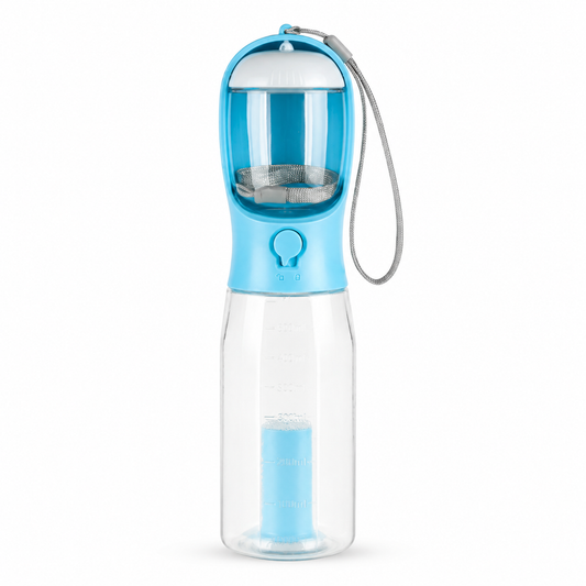 Portable Bottle with Smart Pet Automatic Feeder