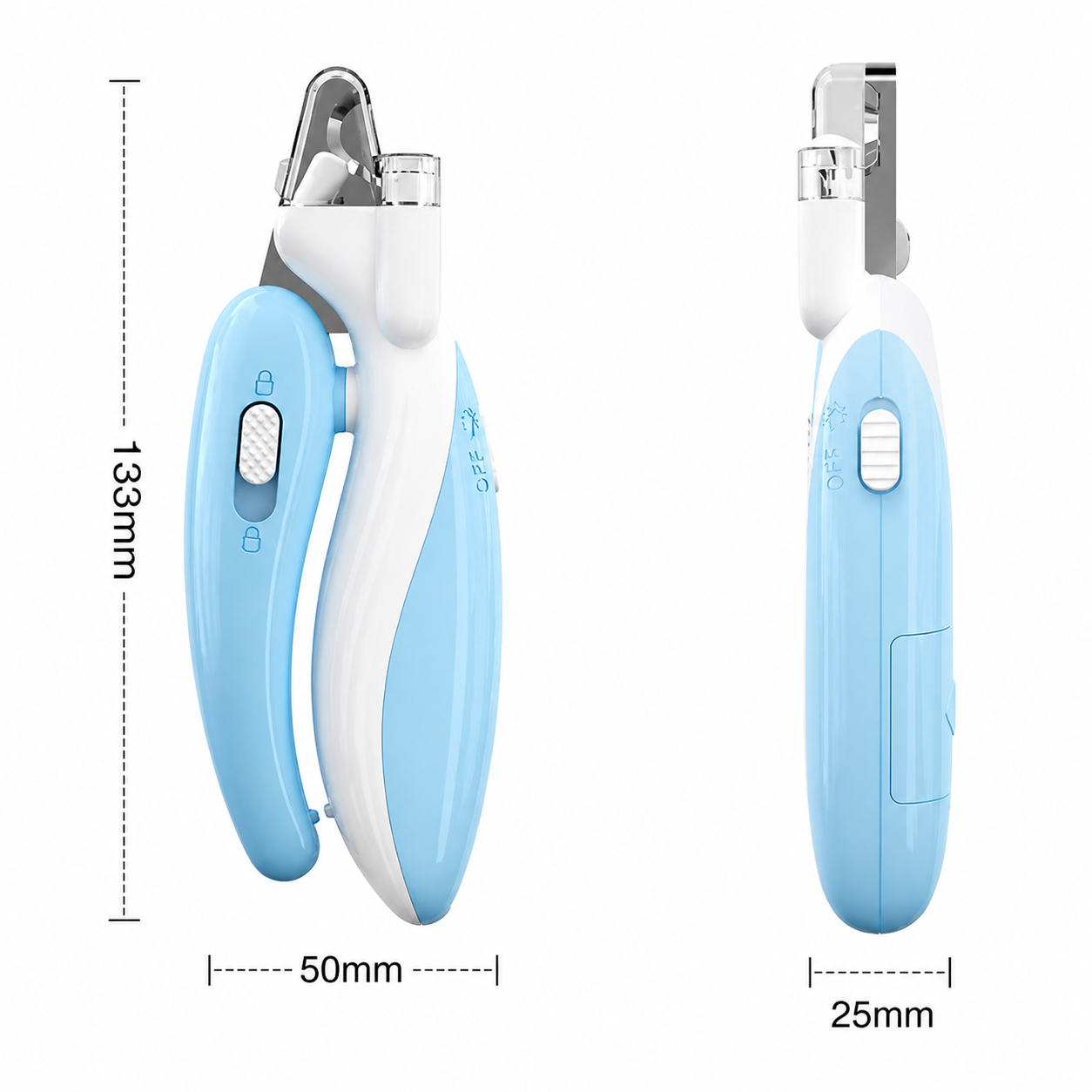 LED Pet Nail Clipper with Electric Grinder