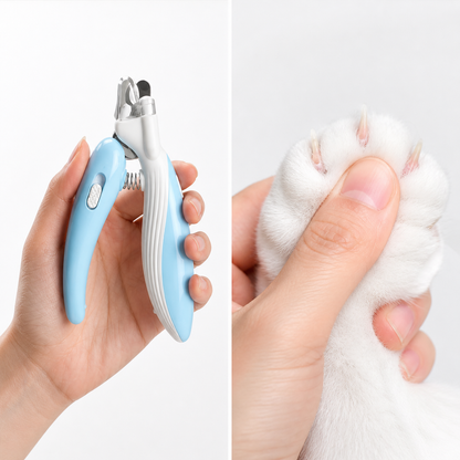 LED Pet Nail Clipper with Electric Grinder