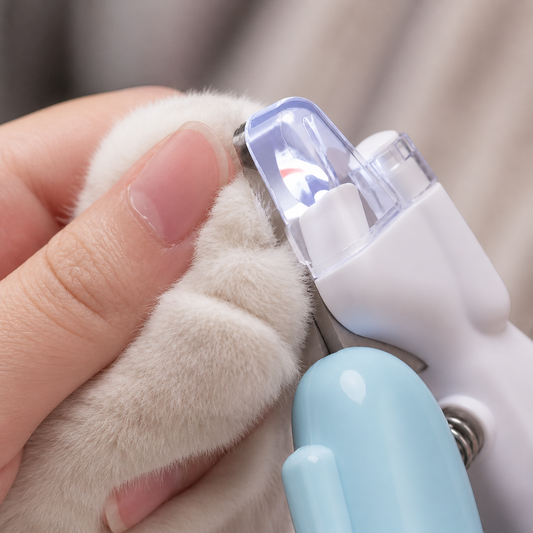LED Pet Nail Clipper with Electric Grinder