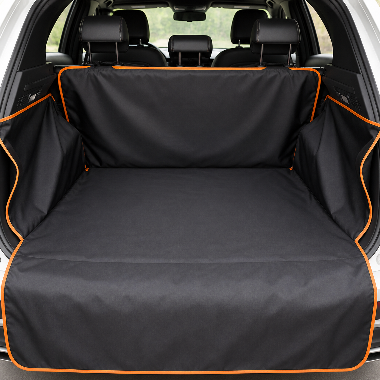 Heavy-Duty Dog Car Seat Cover & Rear Seat Mat